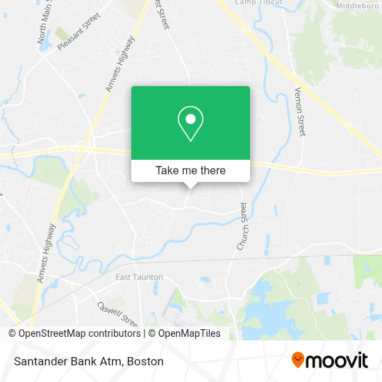 Santander Bank Atm map