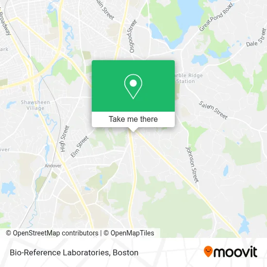 Bio-Reference Laboratories map