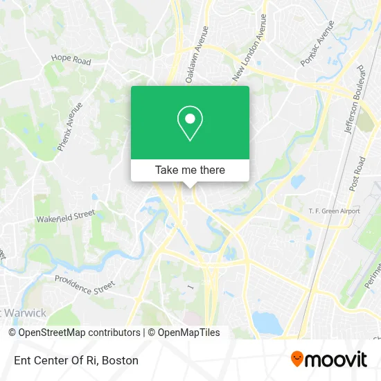 Ent Center Of Ri map