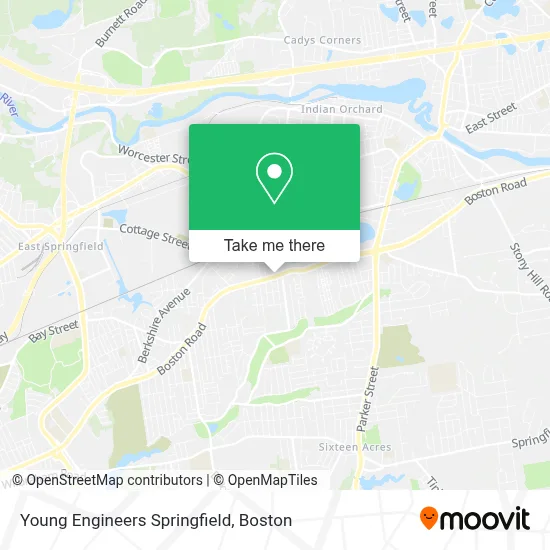 Young Engineers Springfield map