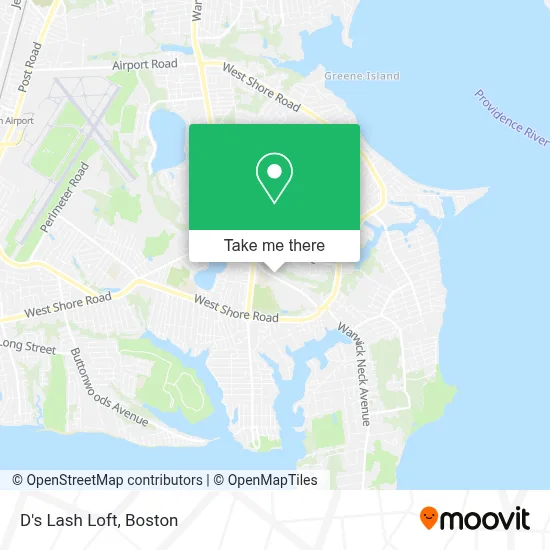 D's Lash Loft map