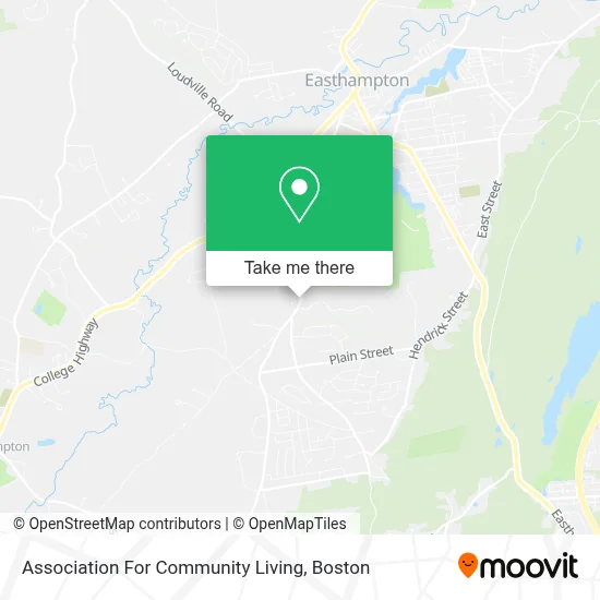 Association For Community Living map