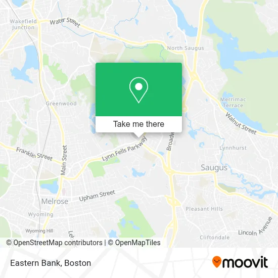Eastern Bank map