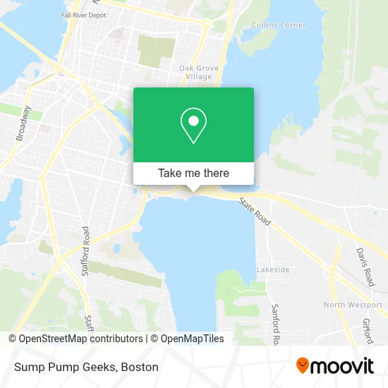 Sump Pump Geeks map