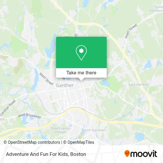 Adventure And Fun For Kids map
