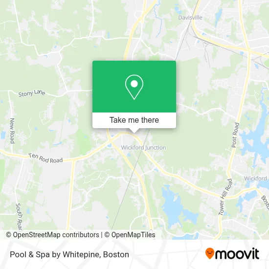 Pool & Spa by Whitepine map