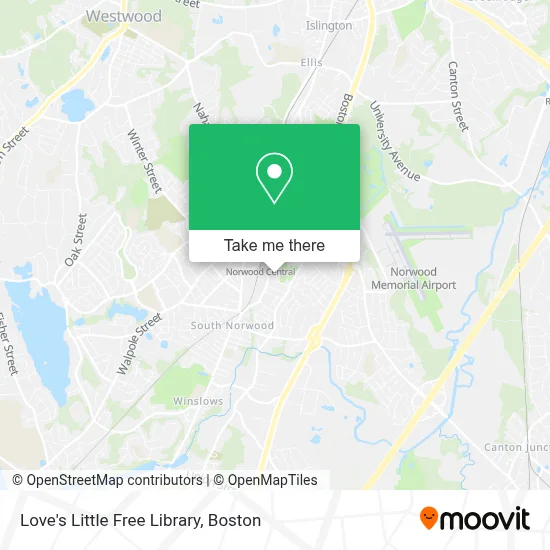 Love's Little Free Library map