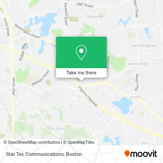 Star Tec Communications map