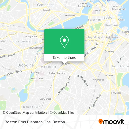 Boston Ems Dispatch Ops map