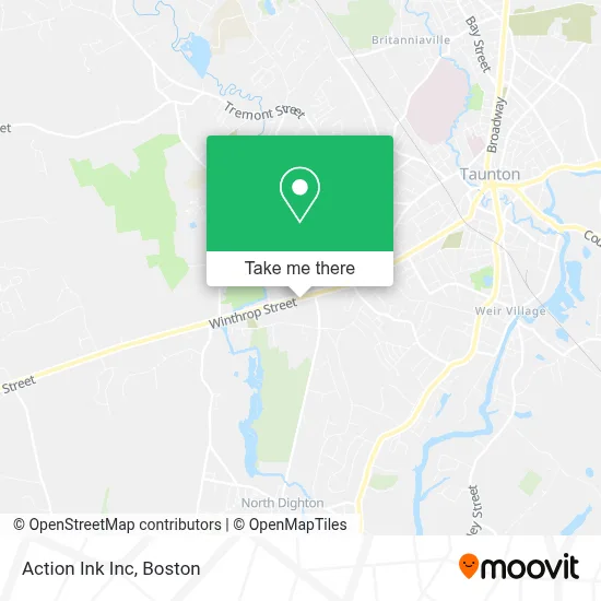 Action Ink Inc map