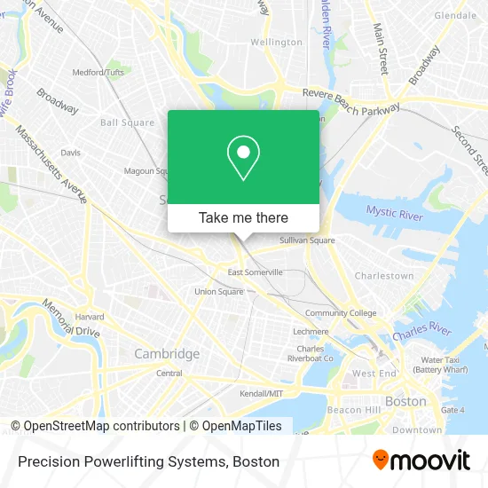 Precision Powerlifting Systems map