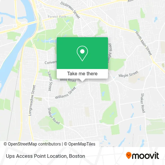 Ups Access Point Location map