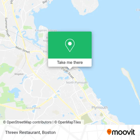 Threev Restaurant map