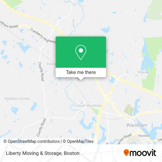 Liberty Moving & Storage map