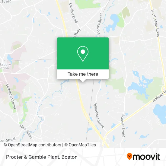 Procter & Gamble Plant map