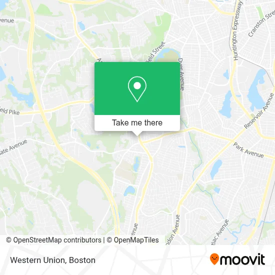 Western Union map
