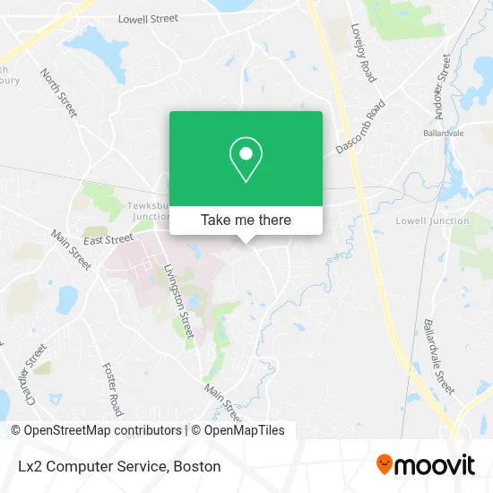 Lx2 Computer Service map