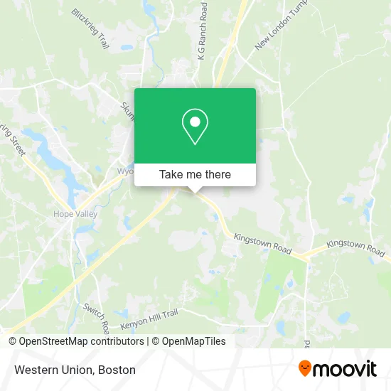 Western Union map