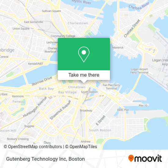 Gutenberg Technology Inc map