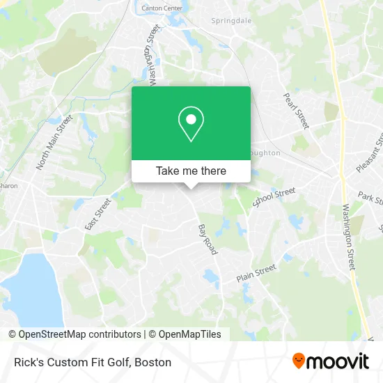 Rick's Custom Fit Golf map