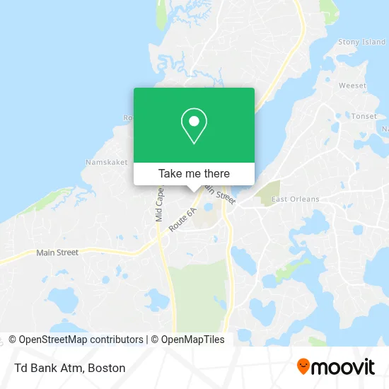 Td Bank Atm map