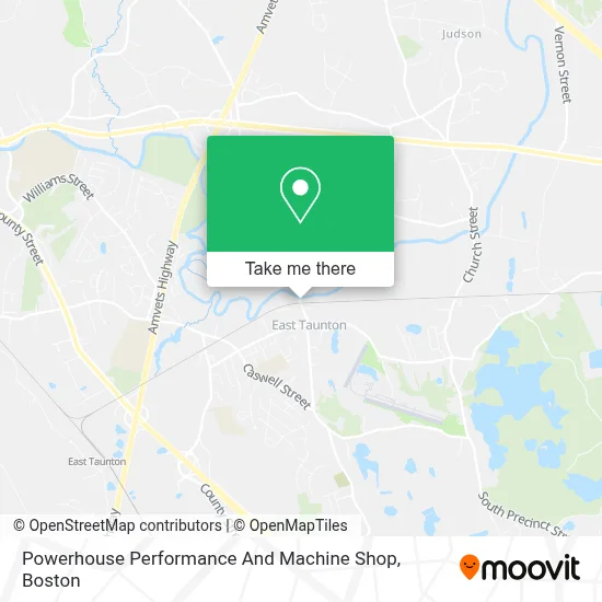 Powerhouse Performance And Machine Shop map