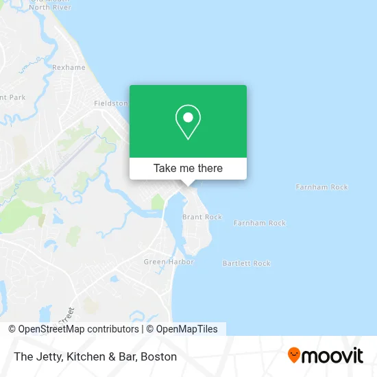 The Jetty, Kitchen & Bar map