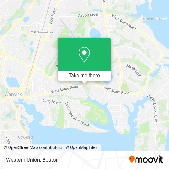 Western Union map