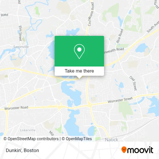 Dunkin' map