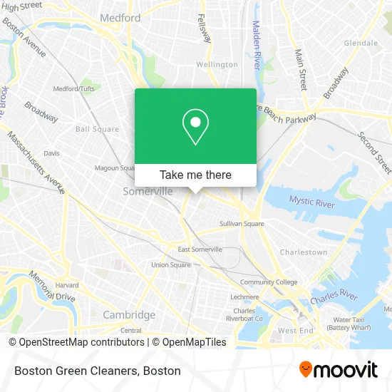 Boston Green Cleaners map