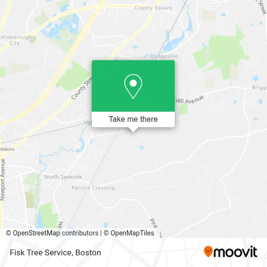 Fisk Tree Service map