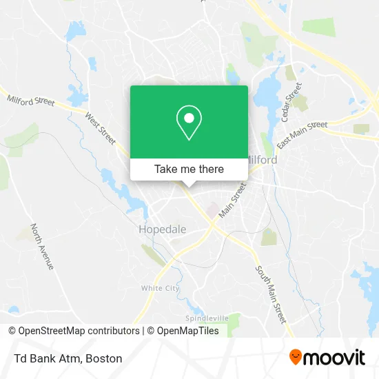 Td Bank Atm map