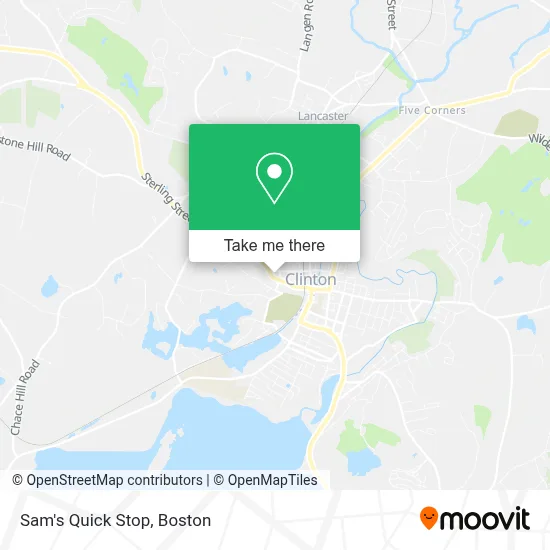 Sam's Quick Stop map