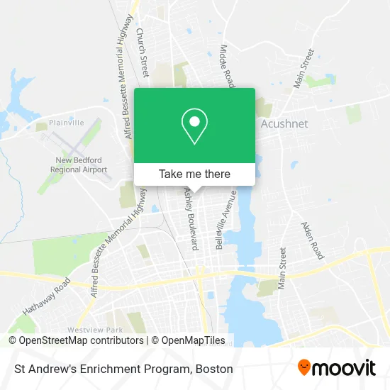 St Andrew's Enrichment Program map