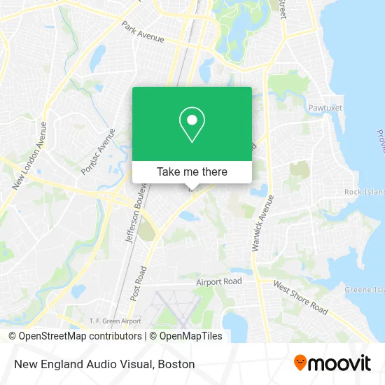 New England Audio Visual map