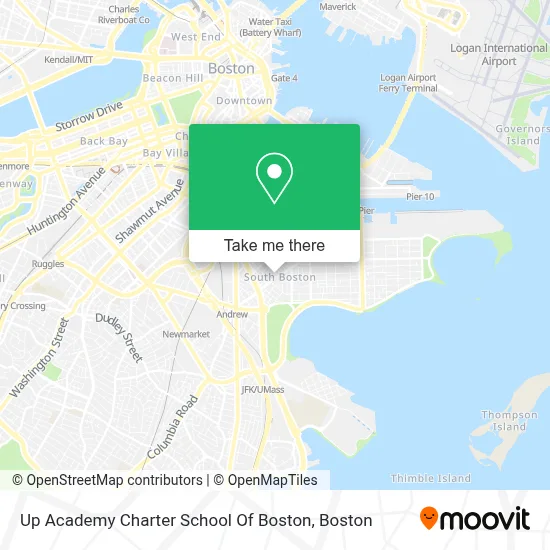 Up Academy Charter School Of Boston map