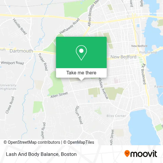 Lash And Body Balance map