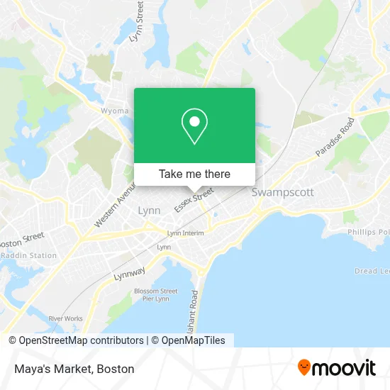 Maya's Market map