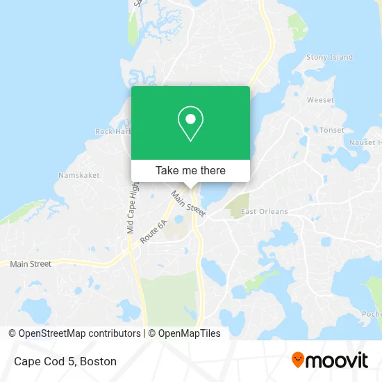 Cape Cod 5 map