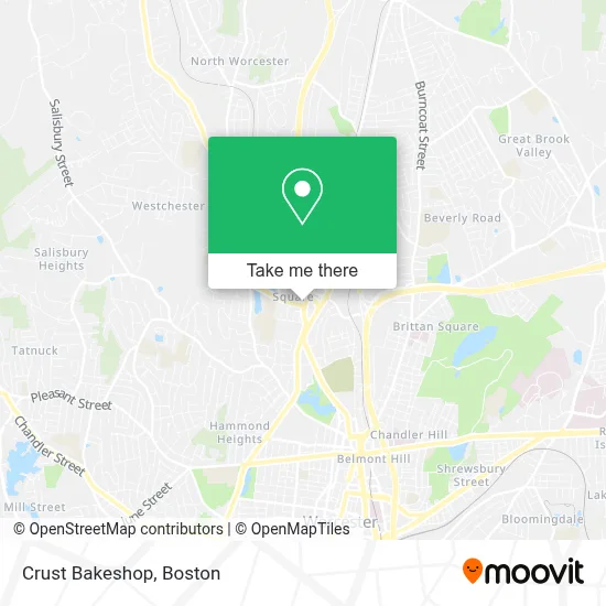 Crust Bakeshop map