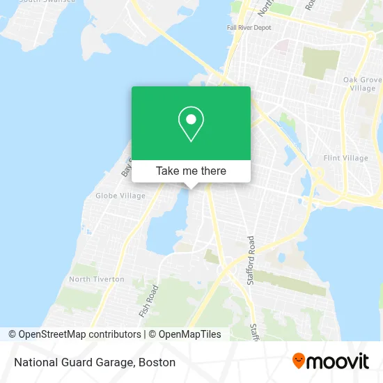 National Guard Garage map