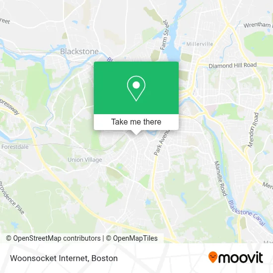 Woonsocket Internet map