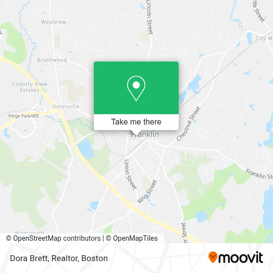 Dora Brett, Realtor map
