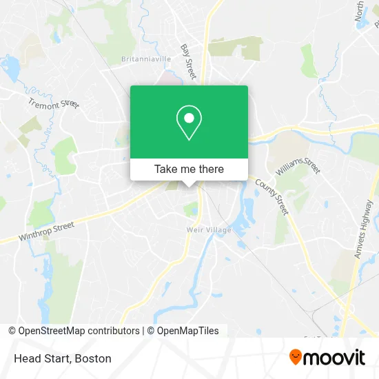 Head Start map