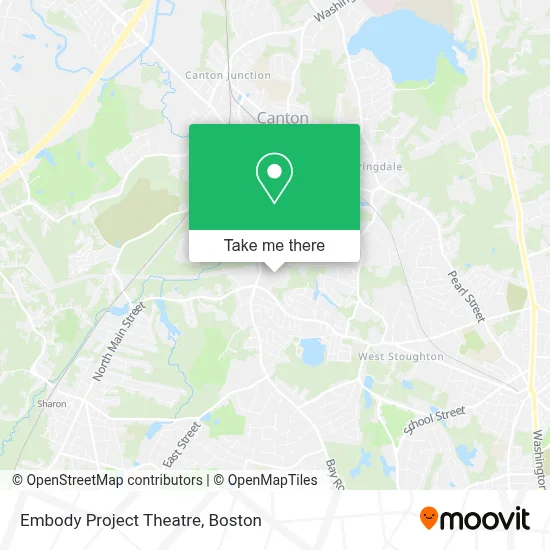 Embody Project Theatre map