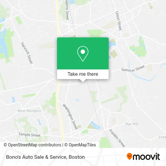 Bono's Auto Sale & Service map