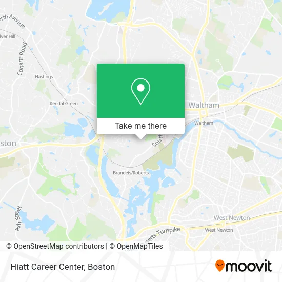 Hiatt Career Center map