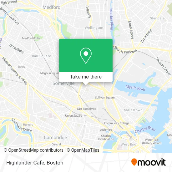 Highlander Cafe map