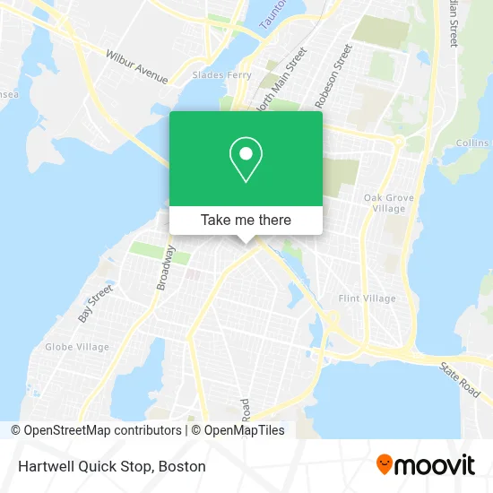 Hartwell Quick Stop map
