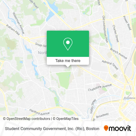 Student Community Government, Inc. (Ric) map